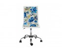 Компьютерное кресло Mis white / flowers fabric в Набережных Челнах