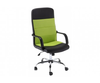 Компьютерное кресло Prosto черное / зеленое