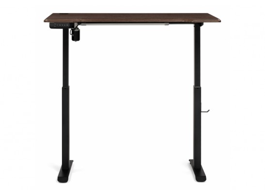 Компьютерный стол Маркос с механизмом подъема 120х75х75 черный / кантри орех в Набережных Челнах
