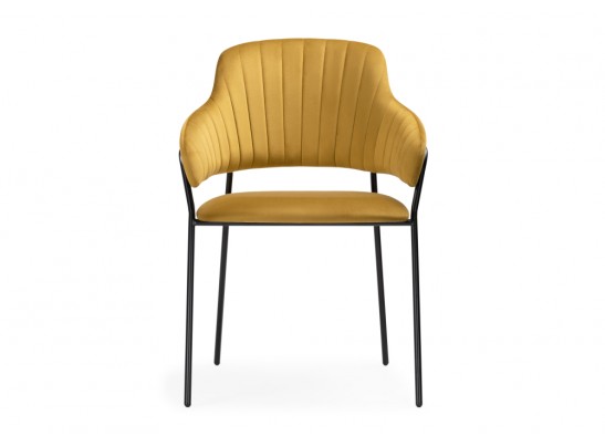 Обеденная группа Ирта дерево / желтый / черный глянец в Набережных Челнах