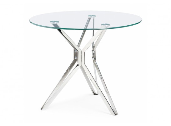 Обеденная группа Лили 80 white / chrome в Набережных Челнах