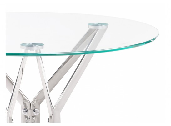 Обеденная группа Лили 80 white / chrome в Набережных Челнах