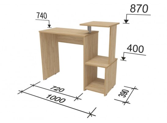 Письменный стол Джаз-30 дуб сонома в Набережных Челнах