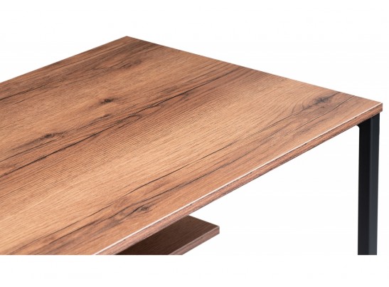 Письменный стол Клер Лофт 100х57х75 черный матовый / дуб делано темный в Набережных Челнах