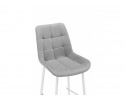 Полубарный стул Челси светло-серый (zd 960) / белый в Набережных Челнах