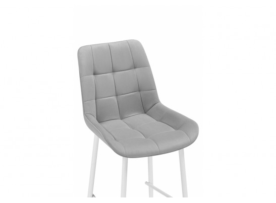 Полубарный стул Челси светло-серый (zd 960) / белый в Набережных Челнах