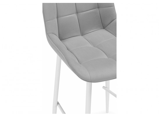 Полубарный стул Челси светло-серый (zd 960) / белый в Набережных Челнах