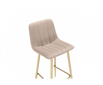 Полубарный стул Дани Мини бежевый (zd 210) / золотой