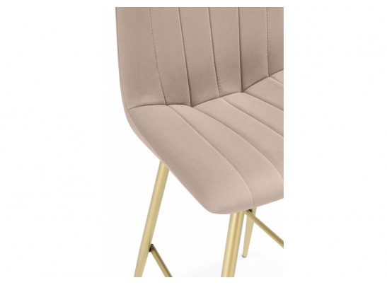 Полубарный стул Дани Мини бежевый (zd 210) / золотой в Набережных Челнах
