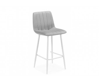 Полубарный стул Дани Мини светло-серый (zd 960) / белый