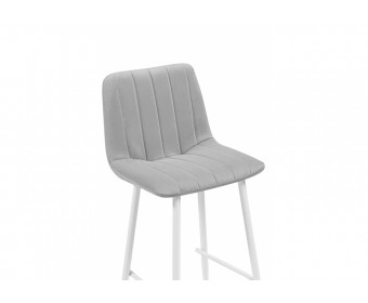 Полубарный стул Дани Мини светло-серый (zd 960) / белый