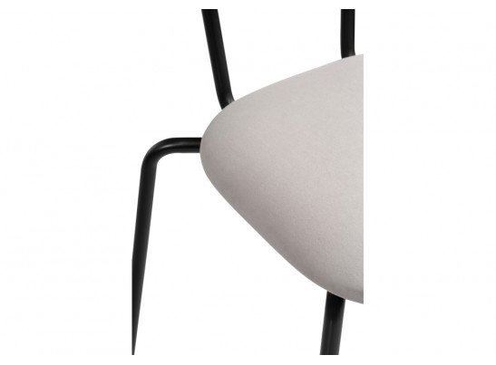 Полубарный стул Коумо катания смок / черный матовый в Набережных Челнах