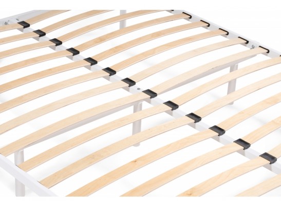 Полутораспальная кровать Фади 120х200 белая в Набережных Челнах