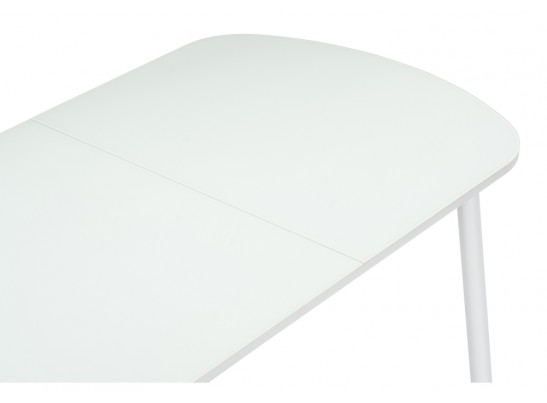 Стеклянный стол Агат белый / белый в Набережных Челнах