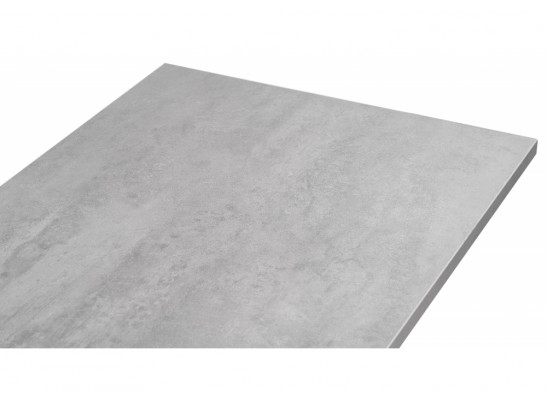 Стол Алеста Лофт 120х60х77 25 мм бетон / белый матовый в Набережных Челнах