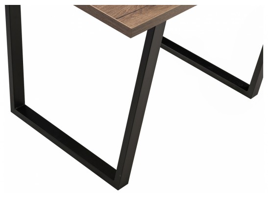 Стол Эльпатия 110 дуб галифакс / черный матовый в Набережных Челнах