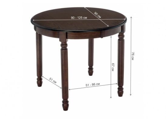 Стол Fiona 90 tobacco в Набережных Челнах