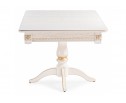 Стол Матис 110(150)х90х76 молочный / золото в Набережных Челнах