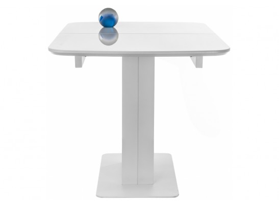Стол на тумбе Кейтлин 120(160)х80х76 белый / белый в Набережных Челнах