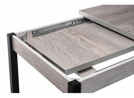 Стол Оригон 120(160)х70х77 навара / черный матовый в Набережных Челнах