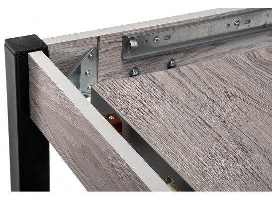 Стол Оригон 120(160)х70х77 навара / черный матовый в Набережных Челнах