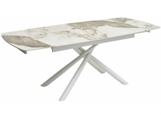 Стол Rivoli gloss luxury pandora sintered stone / white в Набережных Челнах
