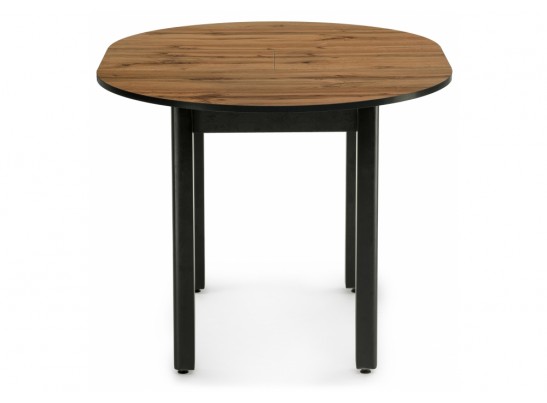 Стол Шен 90(119)х90х74 черный / дуб вотан в Набережных Челнах