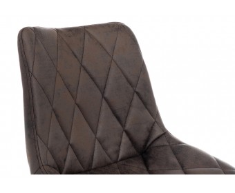 Стул Fox black / dark brown