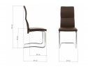 Стул Lunen коричневый в Набережных Челнах