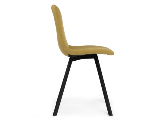 Стул на металлокаркасе Агот горчичный / черный в Набережных Челнах