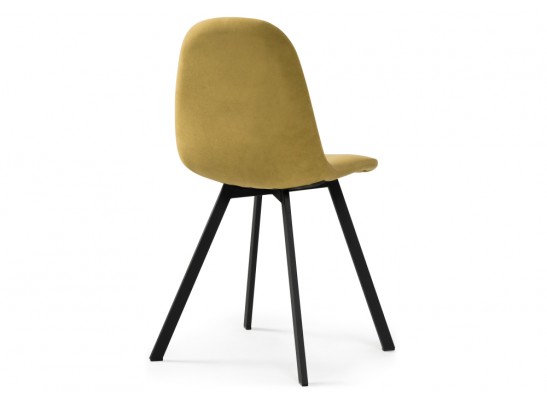 Стул на металлокаркасе Агот горчичный / черный в Набережных Челнах