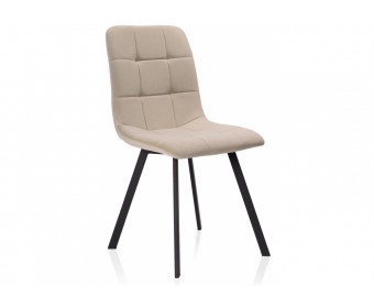 Стул на металлокаркасе Bruk beige / black