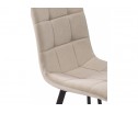 Стул на металлокаркасе Bruk beige / black в Набережных Челнах