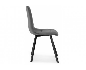 Стул на металлокаркасе Bruk dark gray