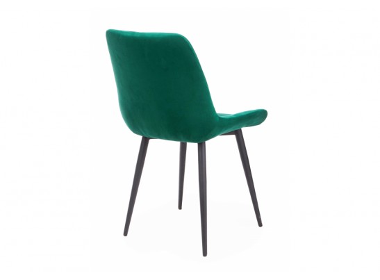 Стул на металлокаркасе Челси К зеленый (zd 667) / черный в Набережных Челнах