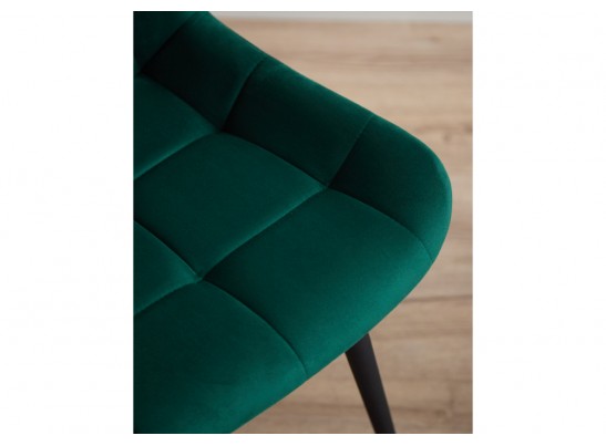 Стул на металлокаркасе Челси К зеленый (zd 667) / черный в Набережных Челнах