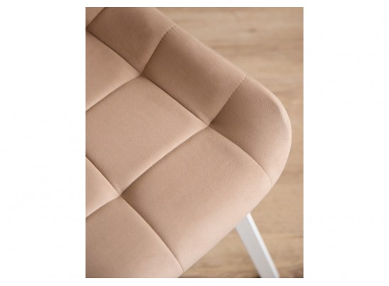 Стул на металлокаркасе Челси П бежевый (zd 210) / белый в Набережных Челнах