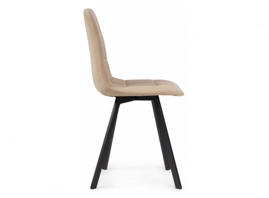 Стул на металлокаркасе Чилли бежевый / черный в Набережных Челнах