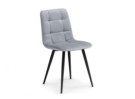 Стул на металлокаркасе Чилли К темно-серый / черный в Набережных Челнах