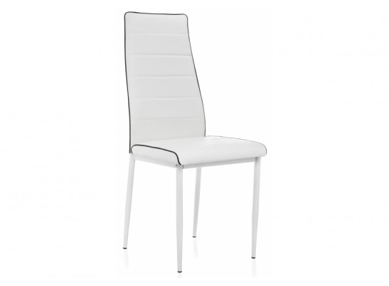 Стул на металлокаркасе DC2-001 white / black в Набережных Челнах
