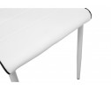 Стул на металлокаркасе DC2-001 white / black в Набережных Челнах