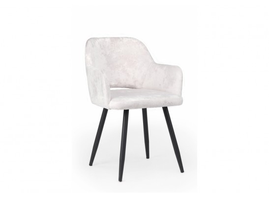 Стул на металлокаркасе Эолин светло-бежевый (simple 011) / черный в Набережных Челнах