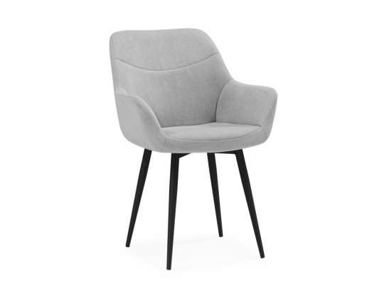 Стул на металлокаркасе Флюид светло-серый (zd 960) / черный в Набережных Челнах