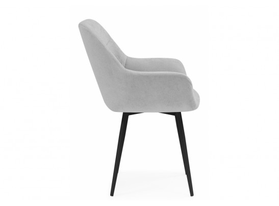 Стул на металлокаркасе Флюид светло-серый (zd 960) / черный в Набережных Челнах