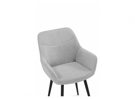 Стул на металлокаркасе Флюид светло-серый (zd 960) / черный в Набережных Челнах