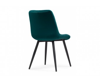 Стул на металлокаркасе Fox black / green