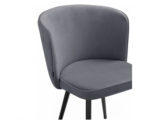 Стул на металлокаркасе Фрибур velutto 32 / черный в Набережных Челнах