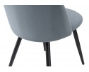 Стул на металлокаркасе Gabi 1 gray / black в Набережных Челнах