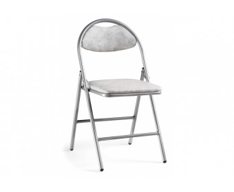 Стул на металлокаркасе Gikat белый мрамор / светлый мусс