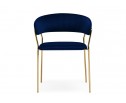 Стул на металлокаркасе Kamelia 1 dark blue / gold в Набережных Челнах